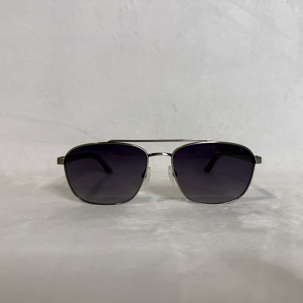 Pro Acme Polarized Aviator Sunglasses Metallic Gray with Black Case